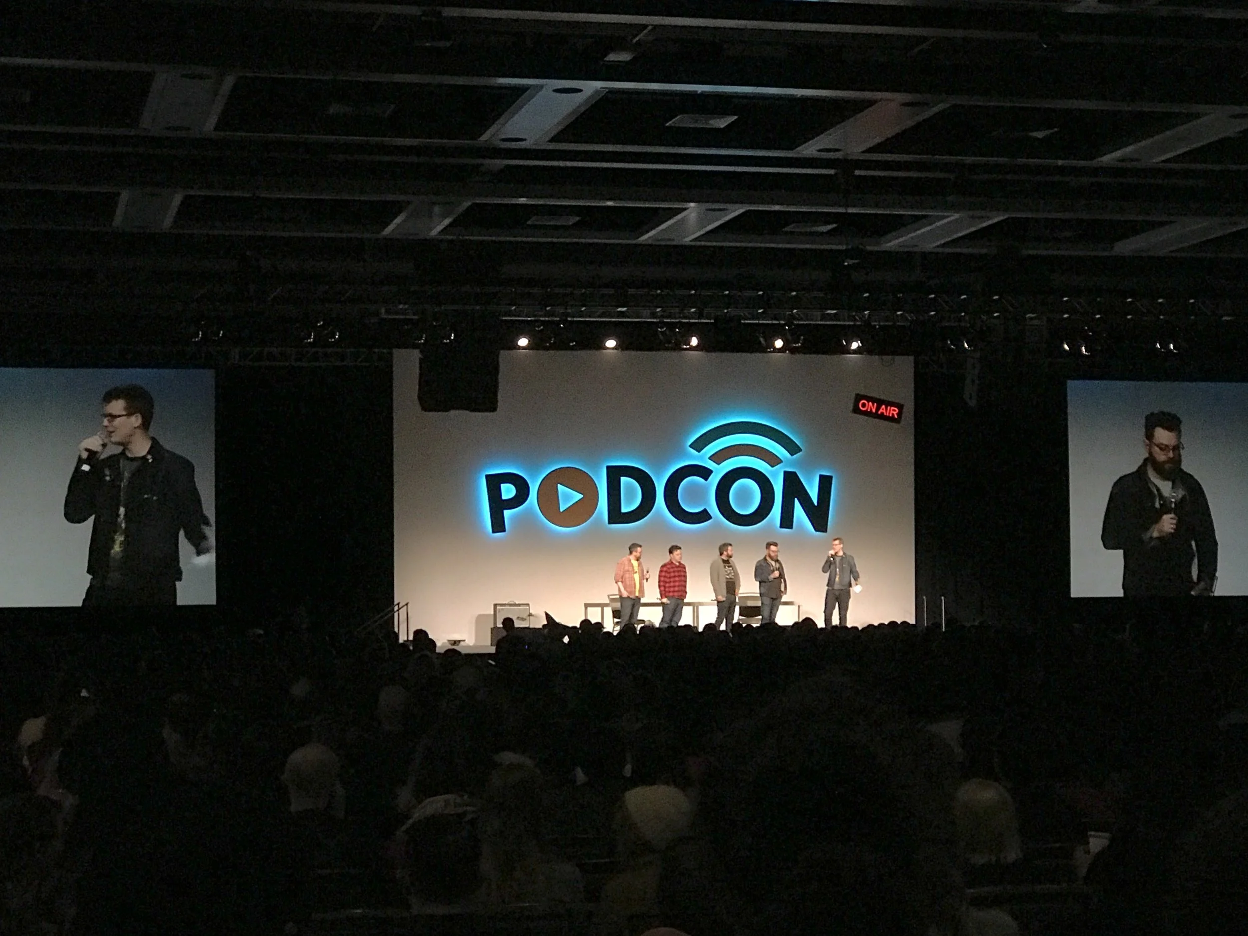 Opening session of the first annual Podcon. 