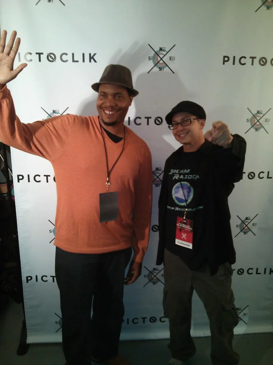 Joshua (Right) and I before the screening of our film: A Midsummer Nightmare: The Betrayal
