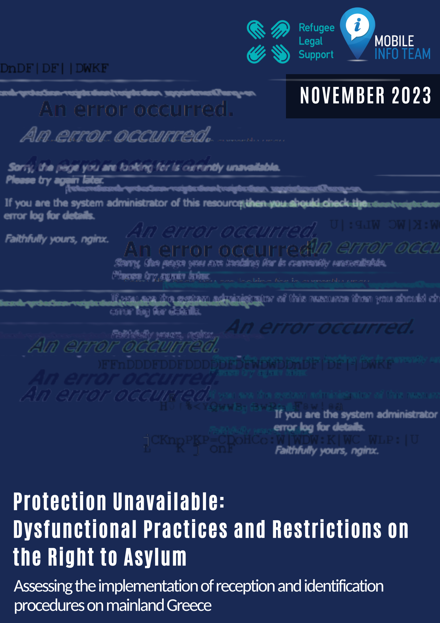 Nov 23' - Report: Protection Unavailable