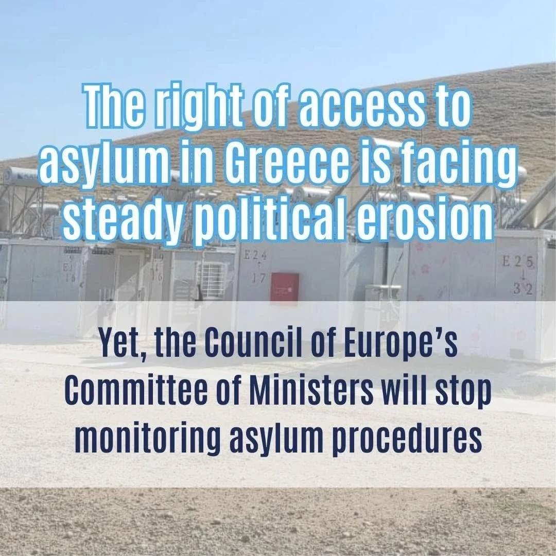 📢 JOINT STATEMENT: Addressing the Council of Europe&rsquo;s Committee of Ministers&rsquo; (CM) last examination of the Greek asylum system under the M.S.S. and H.A. and Others v. Greece groups of cases. 

Between 10 and 12 June 2025, the CM met to e