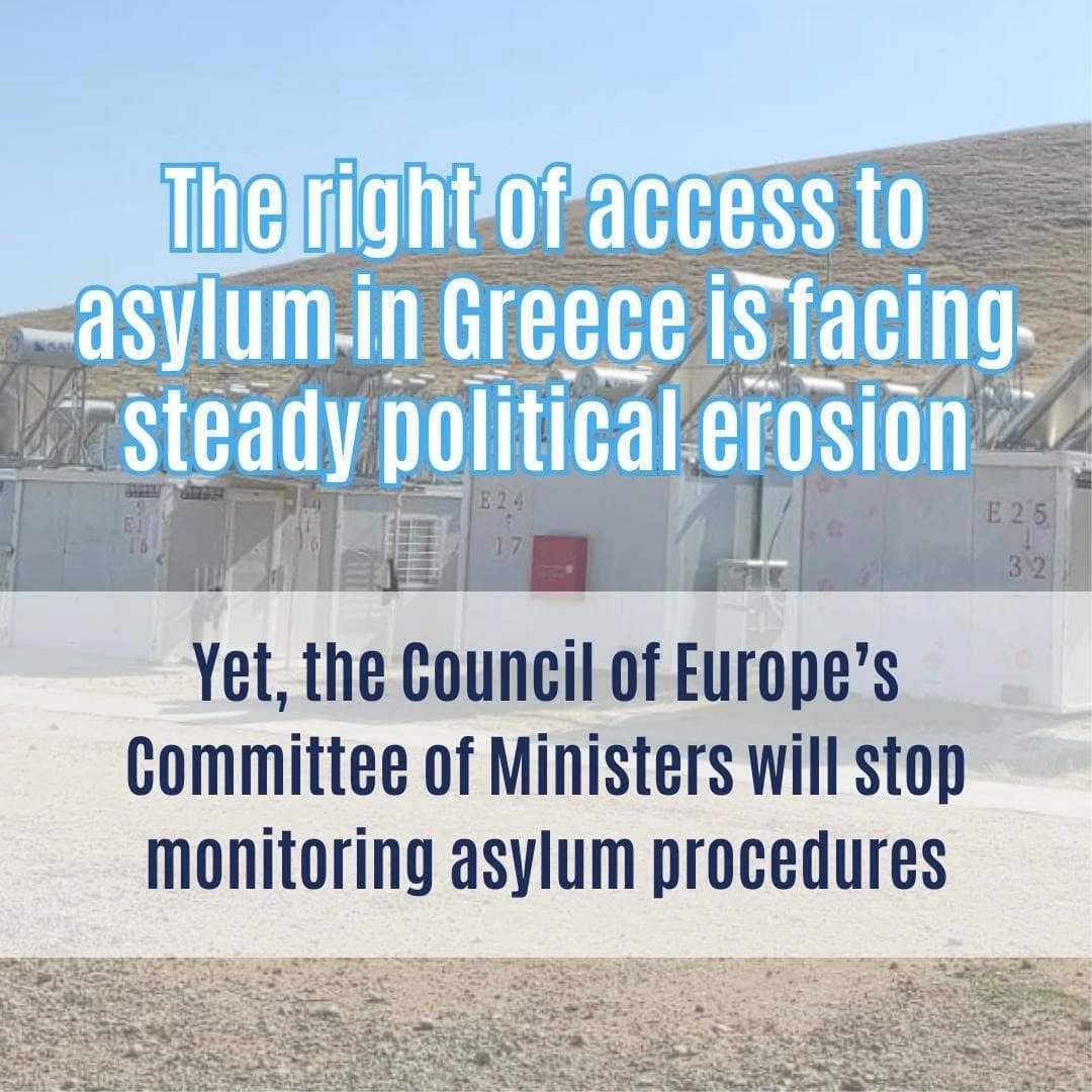 📢 JOINT STATEMENT: Addressing the Council of Europe&rsquo;s Committee of Ministers&rsquo; (CM) last examination of the Greek asylum system under the M.S.S. and H.A. and Others v. Greece groups of cases. 

Between 10 and 12 June 2025, the CM met to e