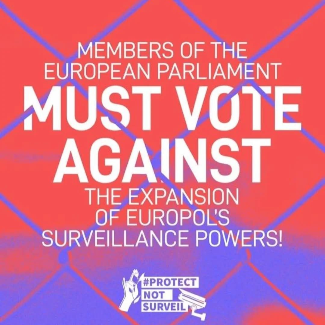 European Parliament&rsquo;s Civil Liberties Committee votes on the Europol reform report next week (Tuesday 20 May).
MEPs must vote against because: 

🐎 It is a Trojan horse for surveillance under the guise of &bdquo;anti-smuggling&ldquo;
💰 It woul