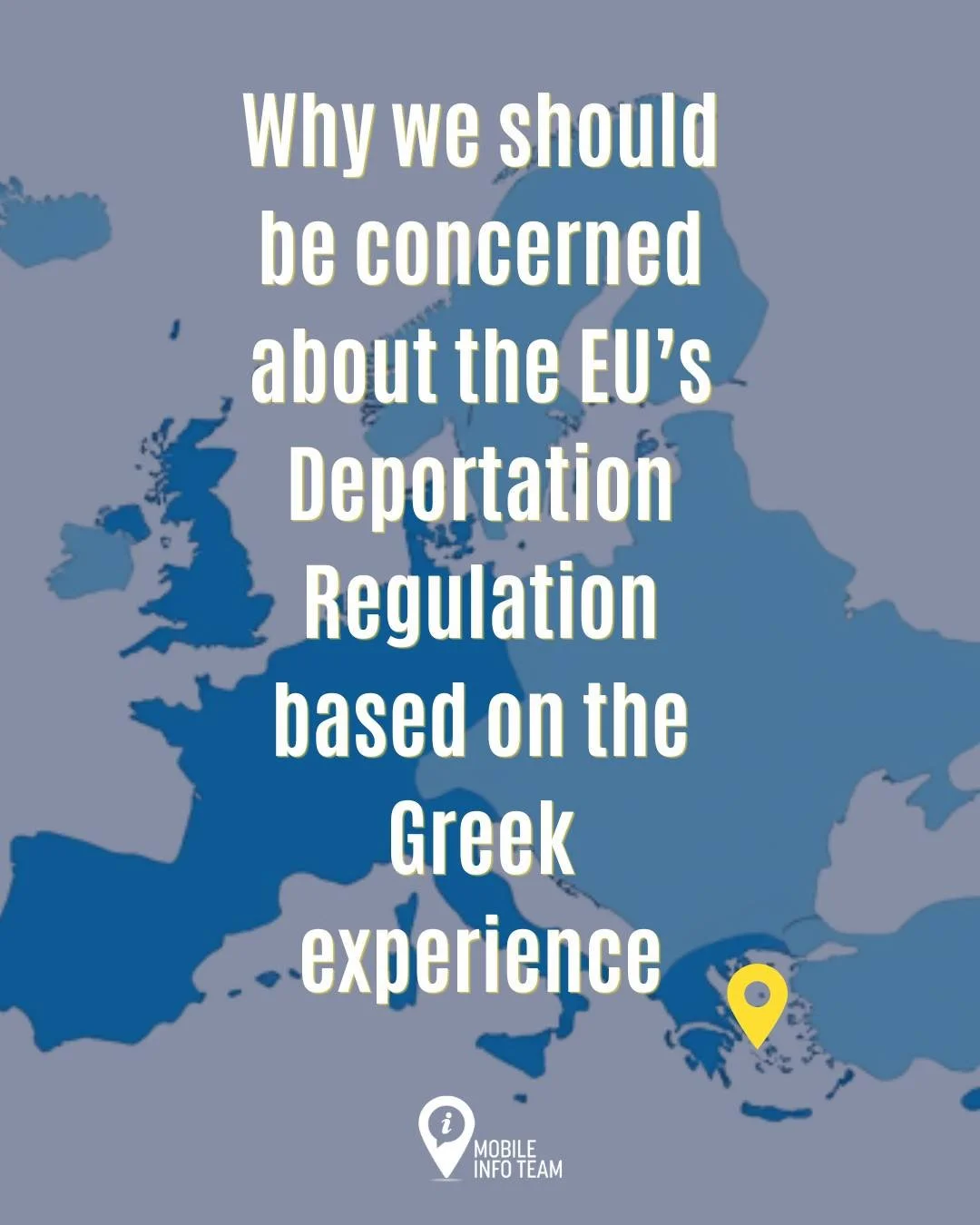 🚨 Why should we be concerned about the EU's Deportation Regulation based on the Greek experience? 

In March, the European Parliament voted on their position on the Deportation Regulation, paving the way for trilogue negotiations to begin. 

Many of