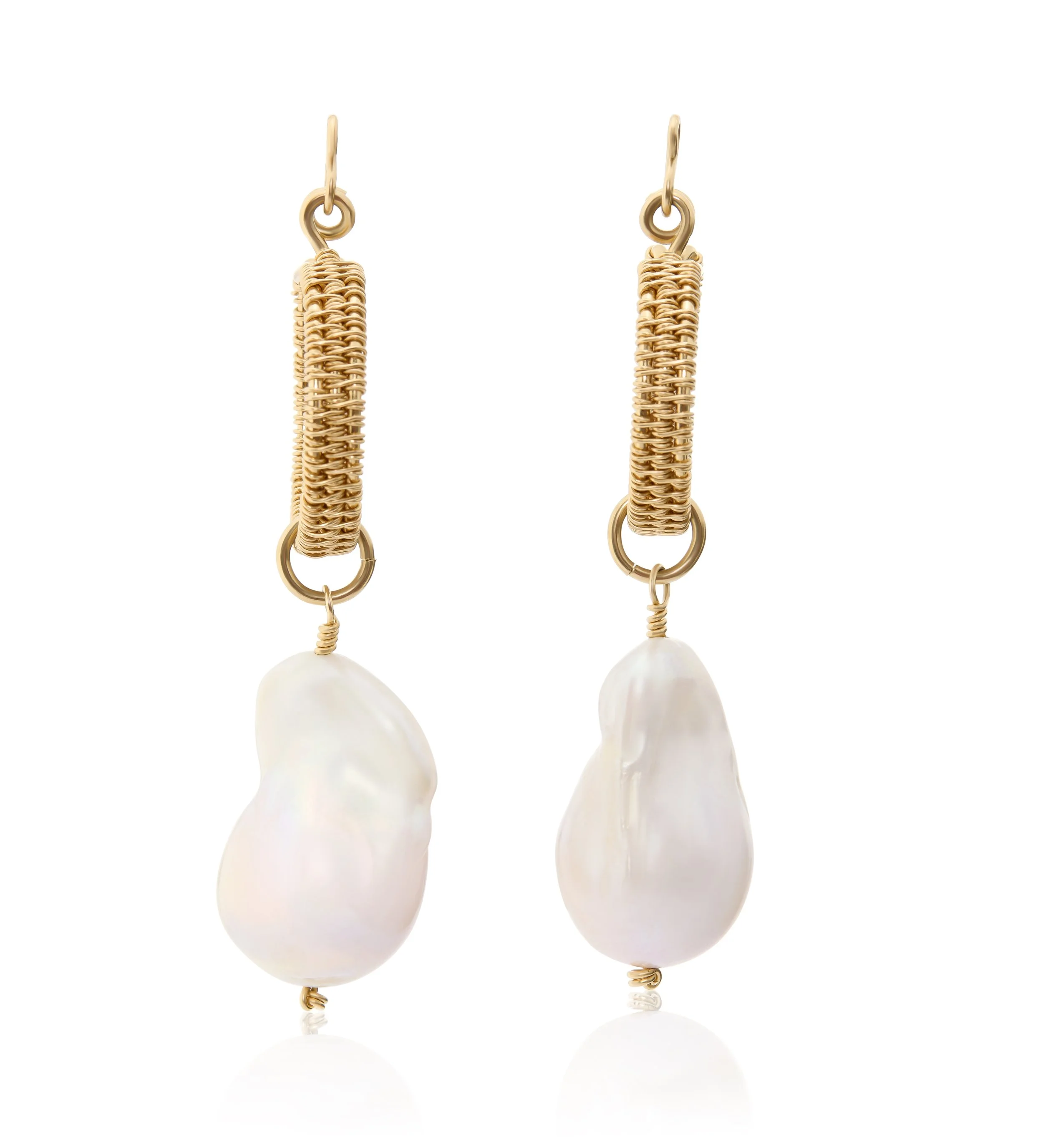 Earrings-Drop Pearl-Hoops.jpg