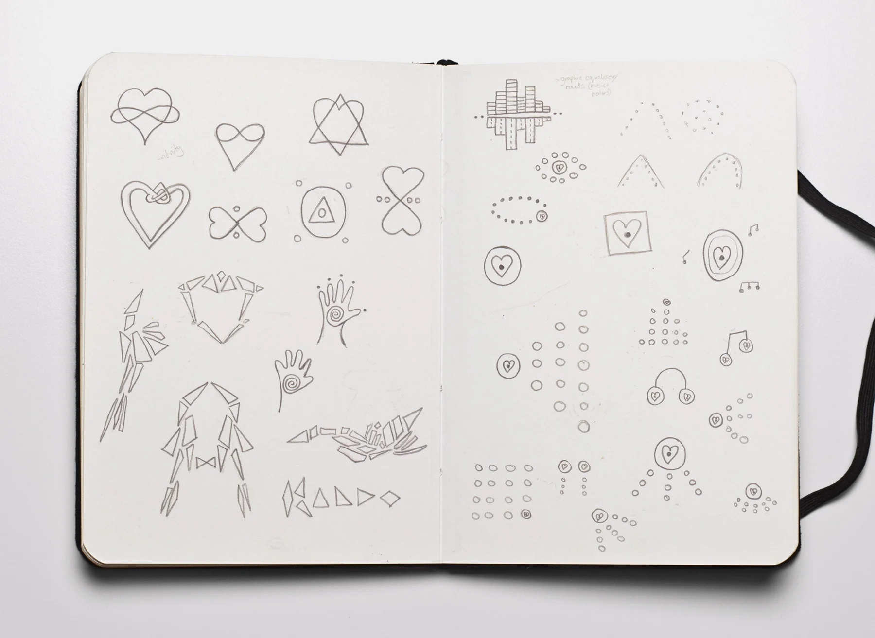 I took inspiration from various sources, including old aboriginal cave art that utilised dots and simple shapes to convey deep meaning.