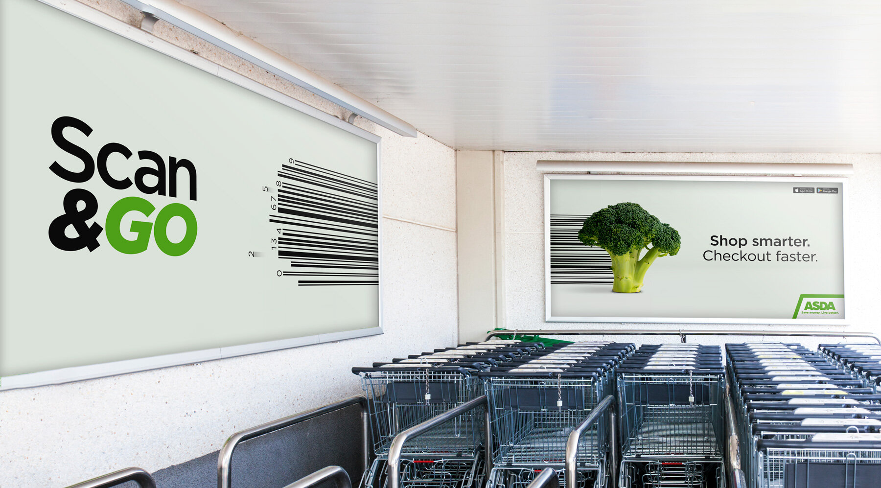 Trolley bay billboards