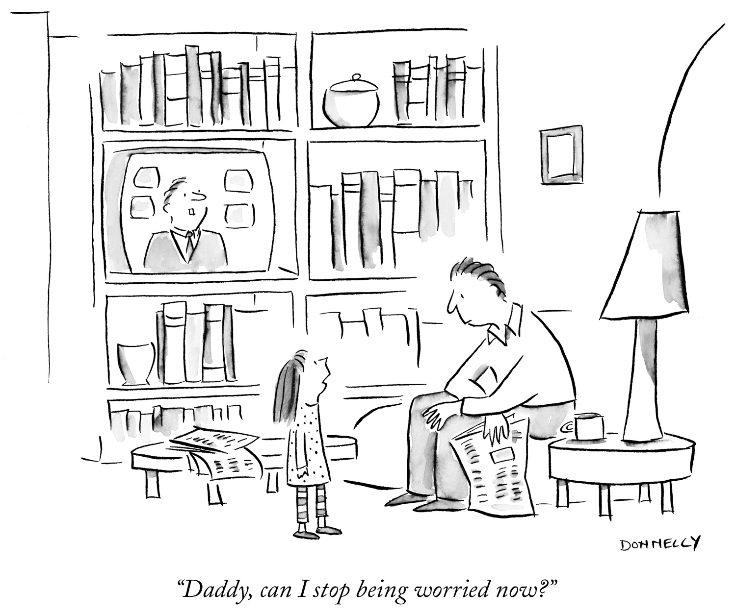 © The New Yorker and Liza Donnelly, 2001.