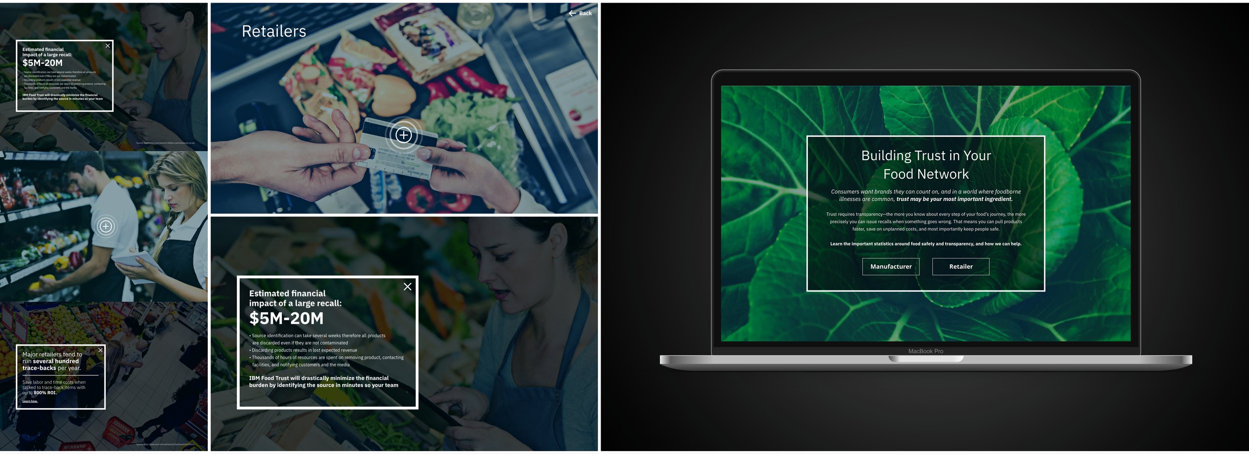IBM FOOD TRUST // INTERACTIVE MICROSITE