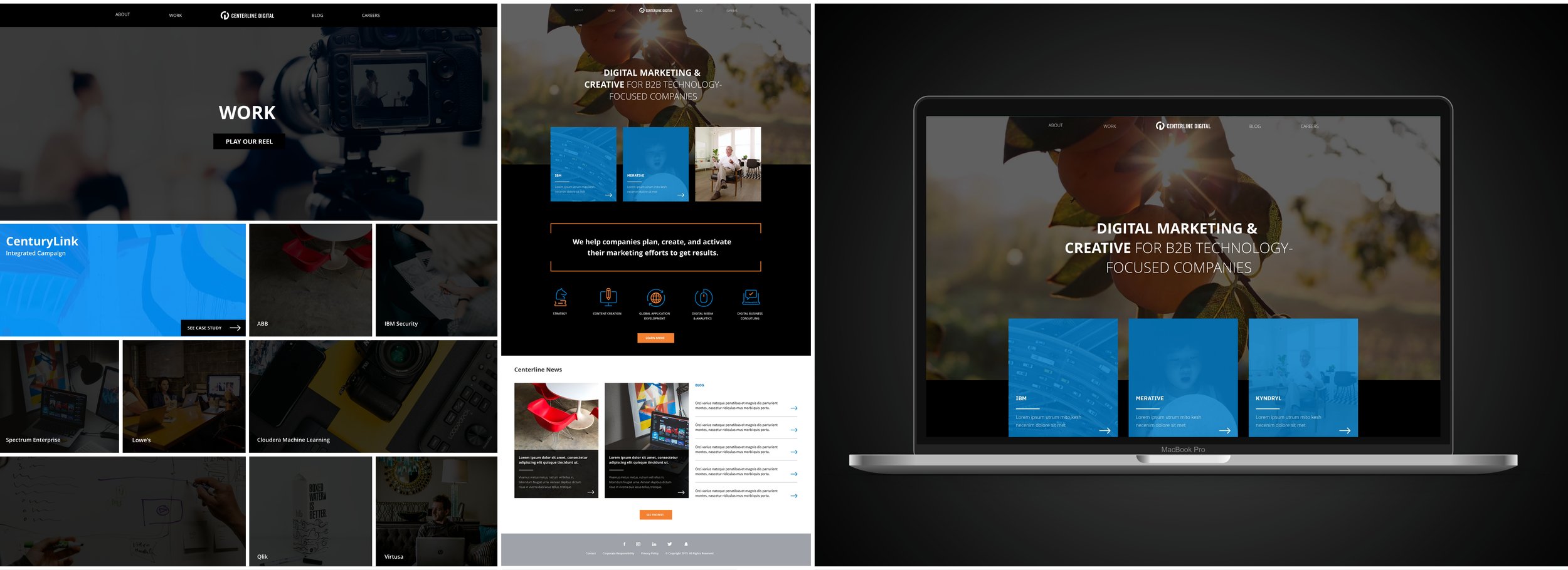 CENTERLINE // WEB REDESIGN