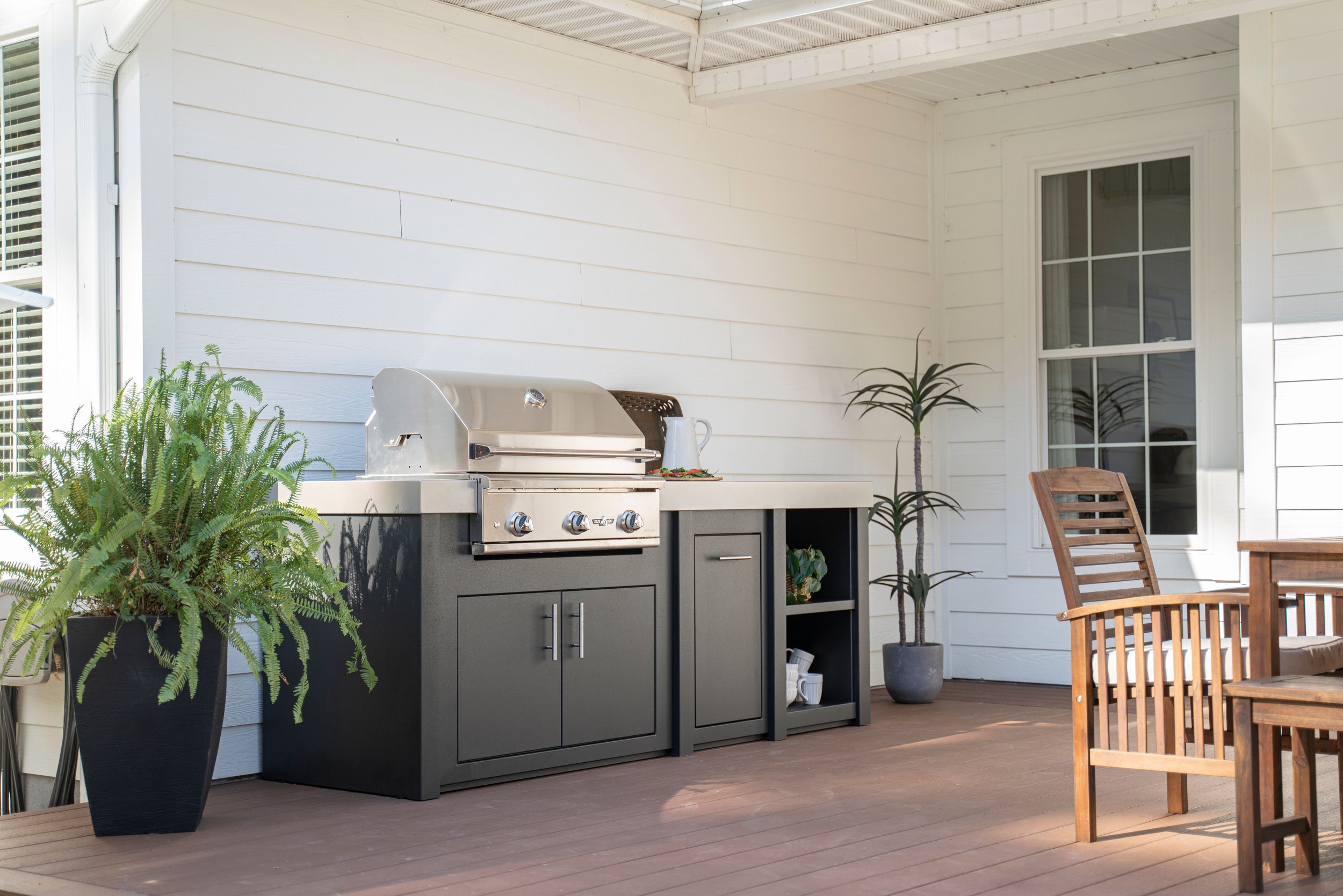 71" Grill Island — American Eagle Fireplace and Playsets
