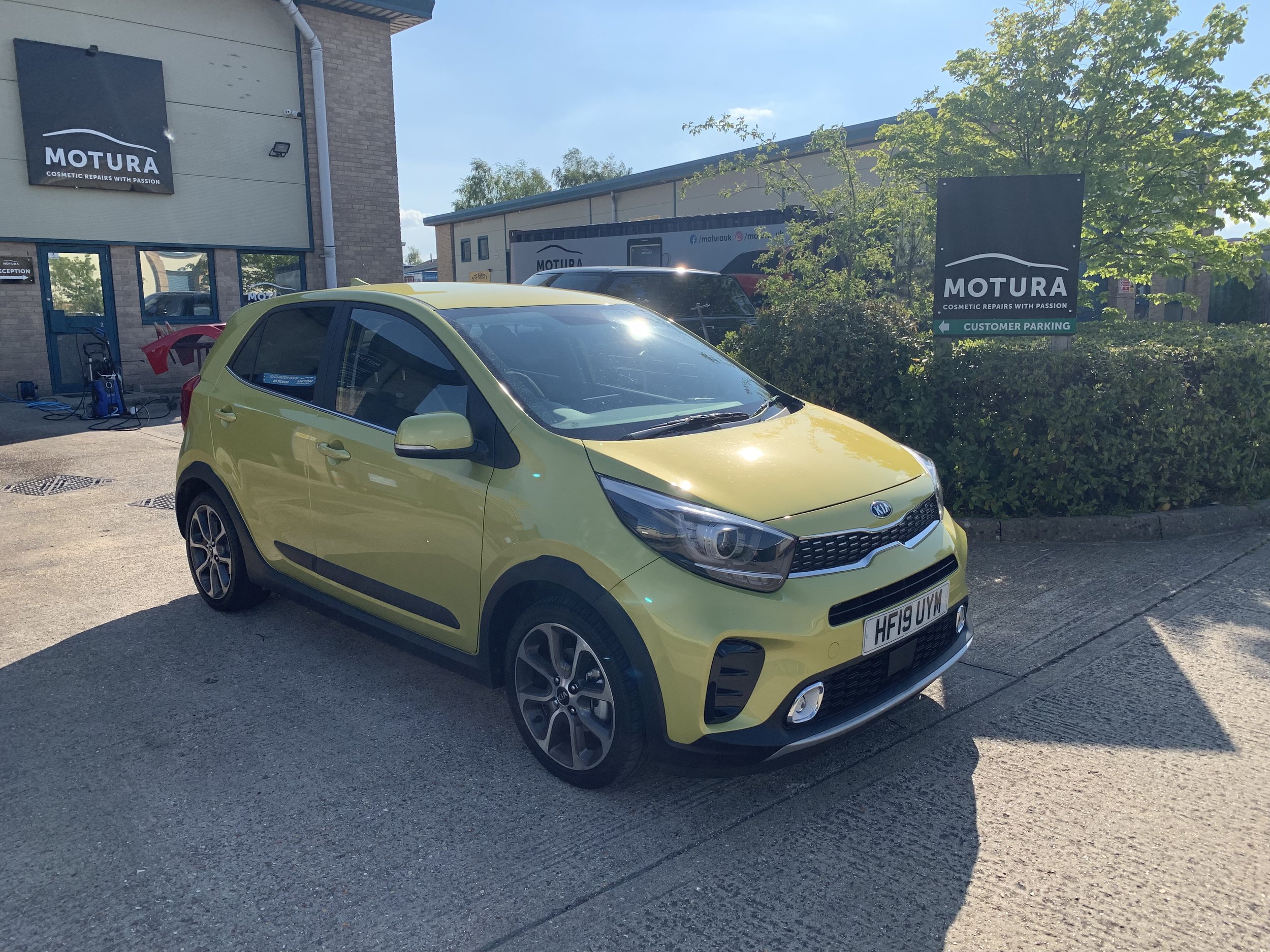 A very popular small car, the Kia Picanto X Line