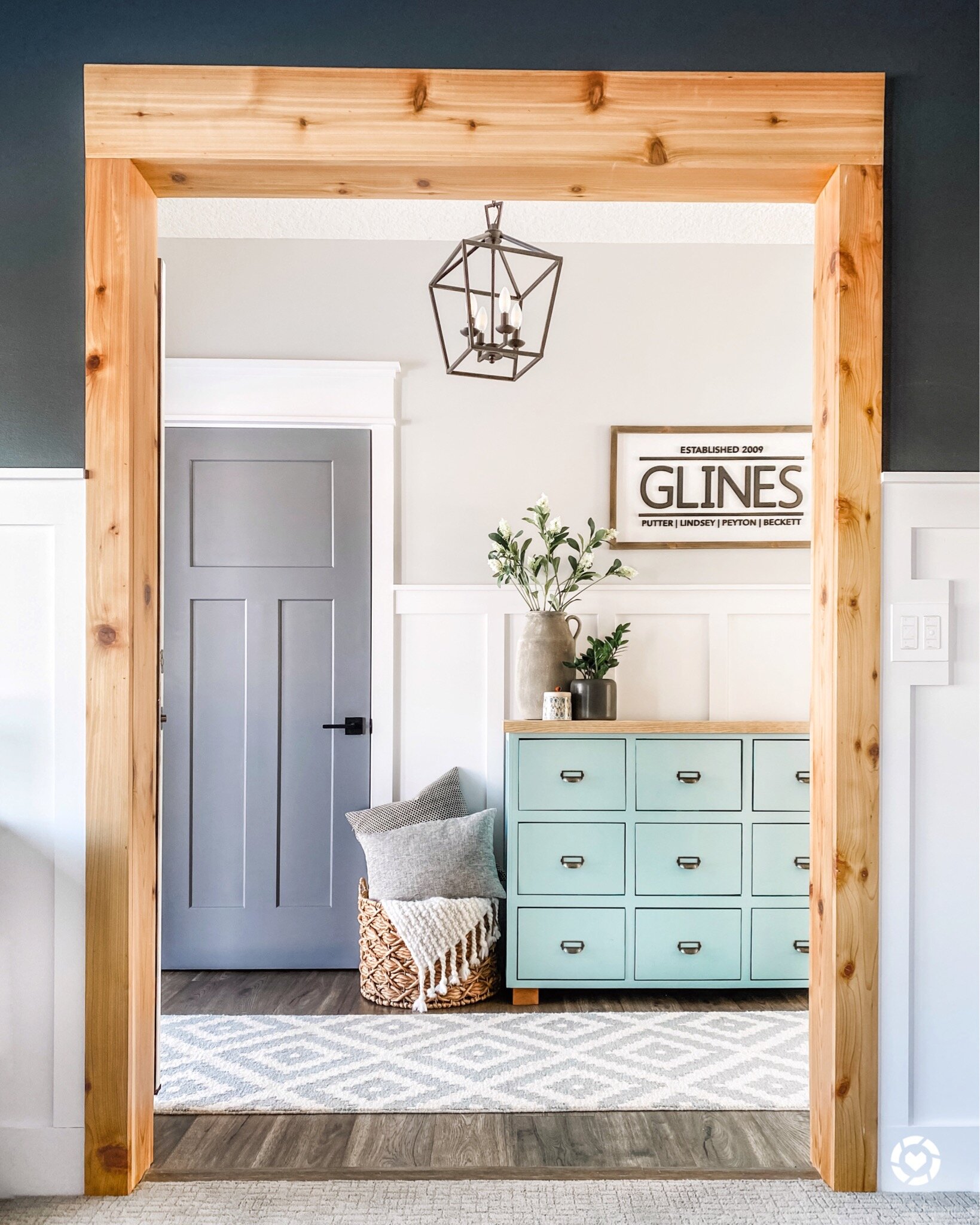 An Inviting Spring Entryway Mill City Workshop