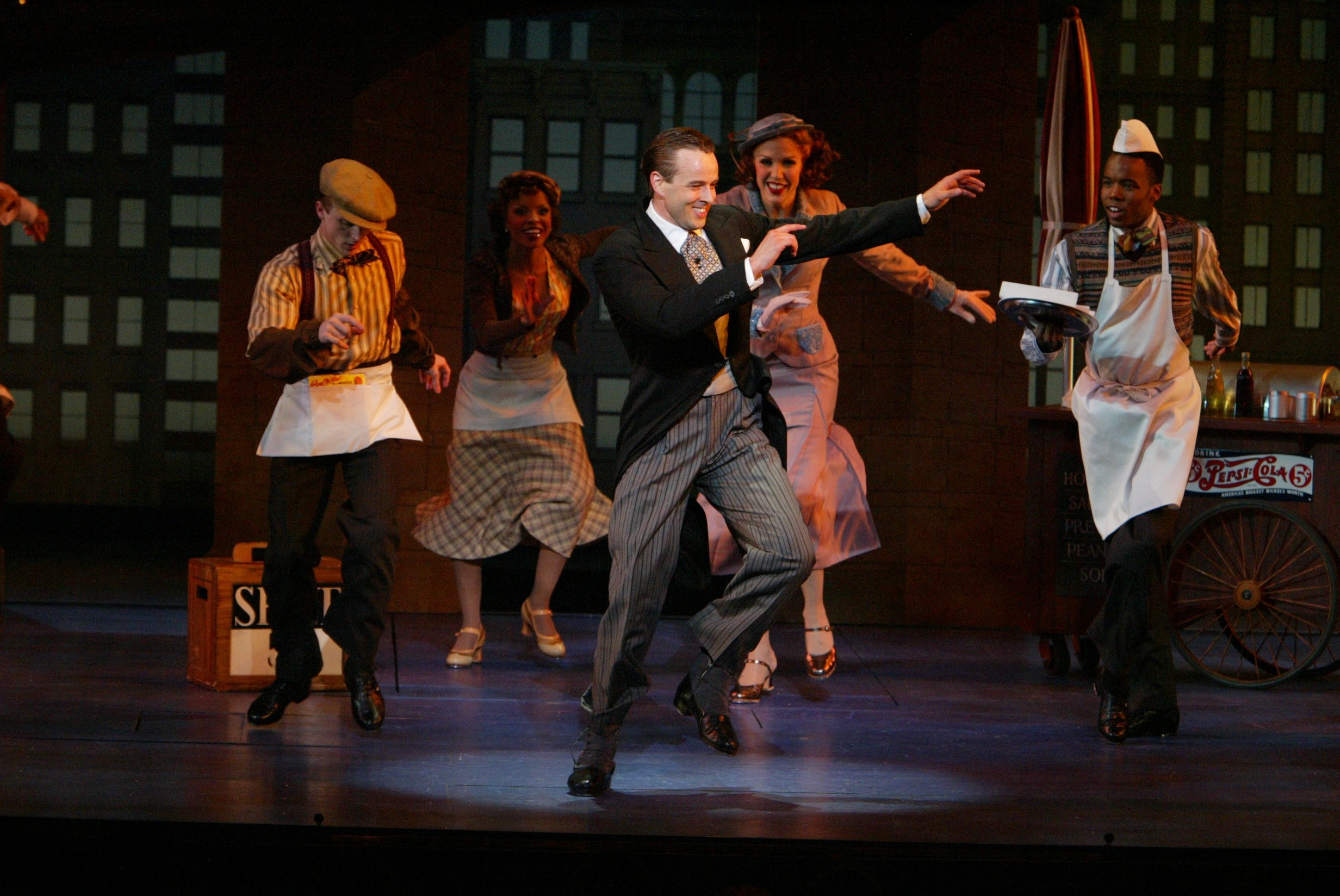  Noah Racey and Company,&nbsp; Never Gonna Dance,&nbsp; Broadhurst Theatre.&nbsp; Directed by Michael Grief, Choreographed by Jerry Mitchell. 