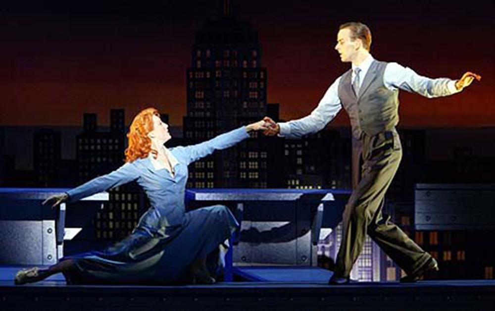  Noah Racey and Nancy Lemenager.&nbsp; Never Gonna Dance.&nbsp; Broadhurst Theatre. 