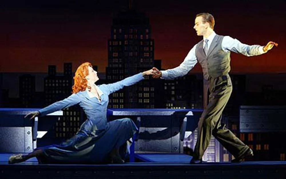 Noah Racey and Nancy Lemenager. Never Gonna Dance. Broadhurst Theatre.