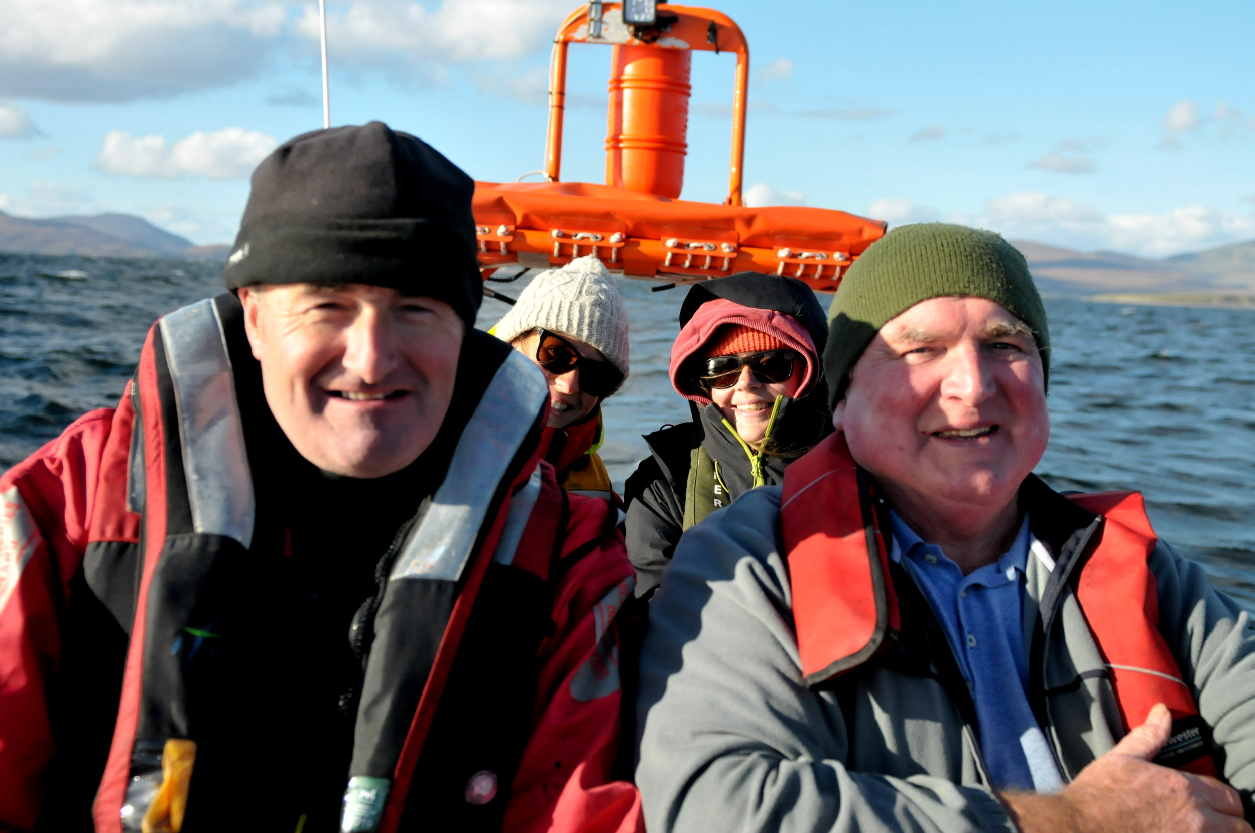 The RIB crew. Photo: Kevin via John O’Connor