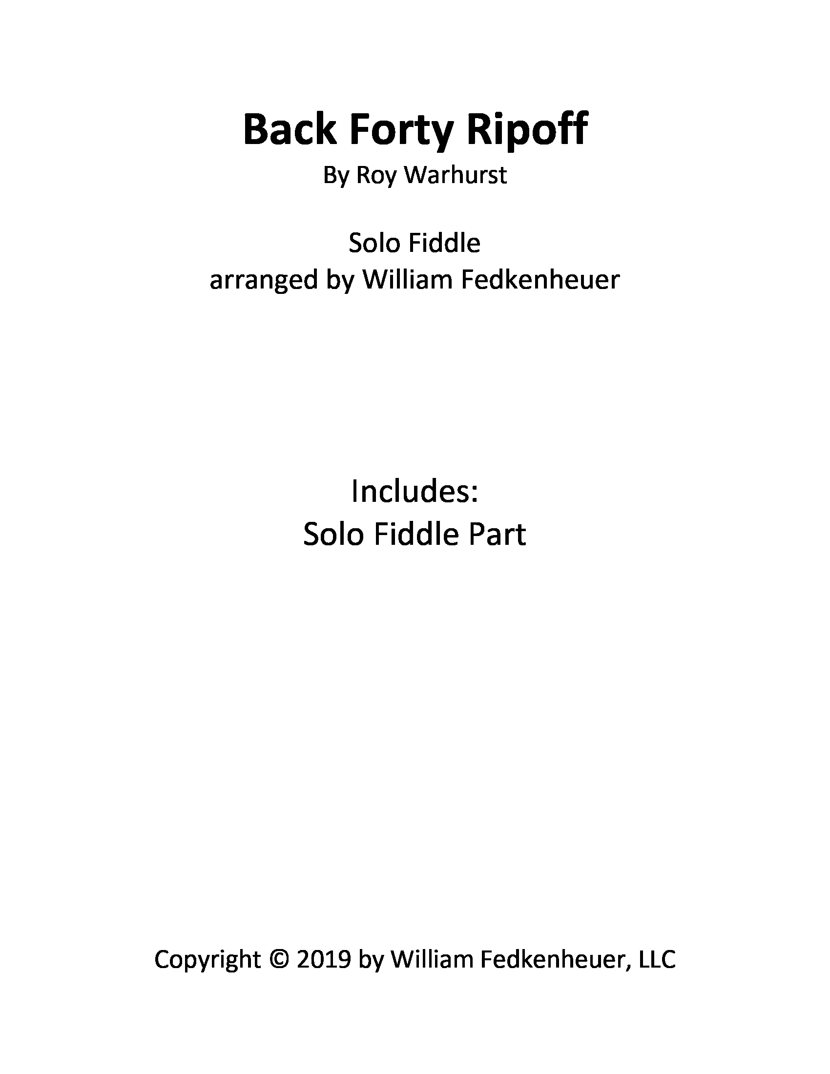 SOLO: Back Forty Rip-Off