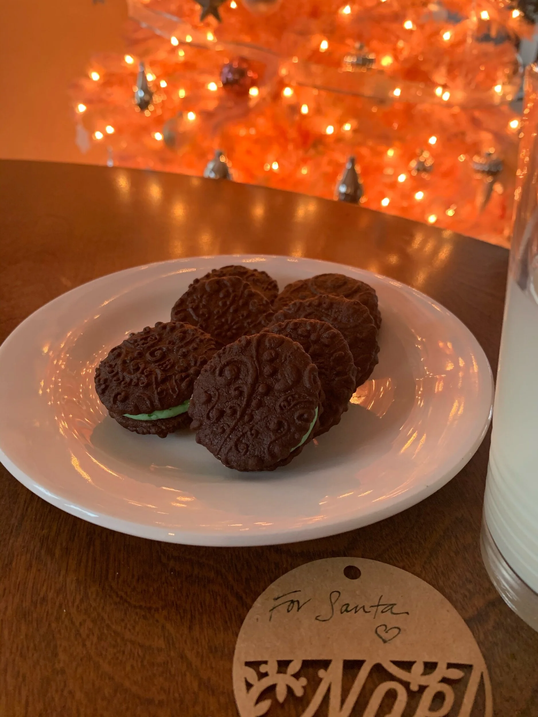 Oreo Inspired Holiday Cookies