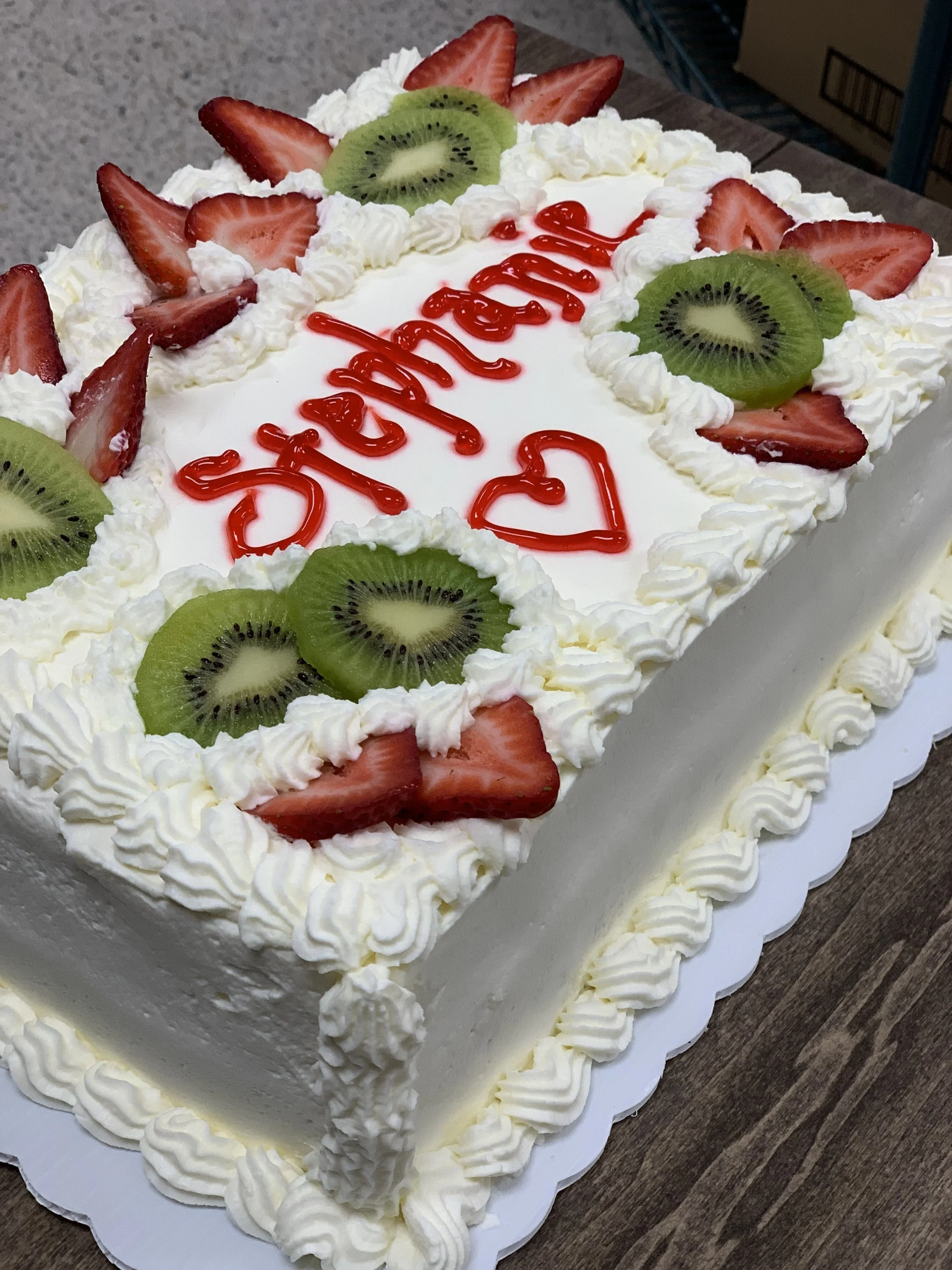 Chiffon Strawberry Cake