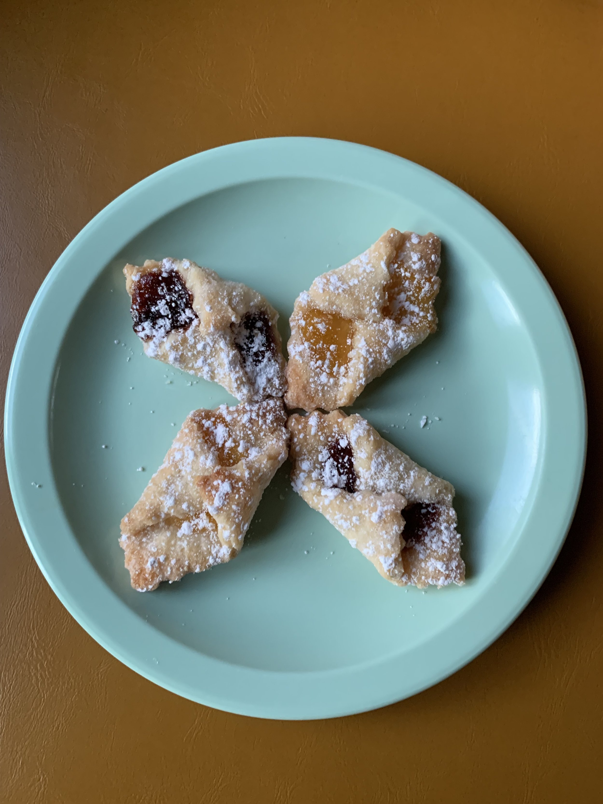 polish kolaczki recipe - jam filled cookies