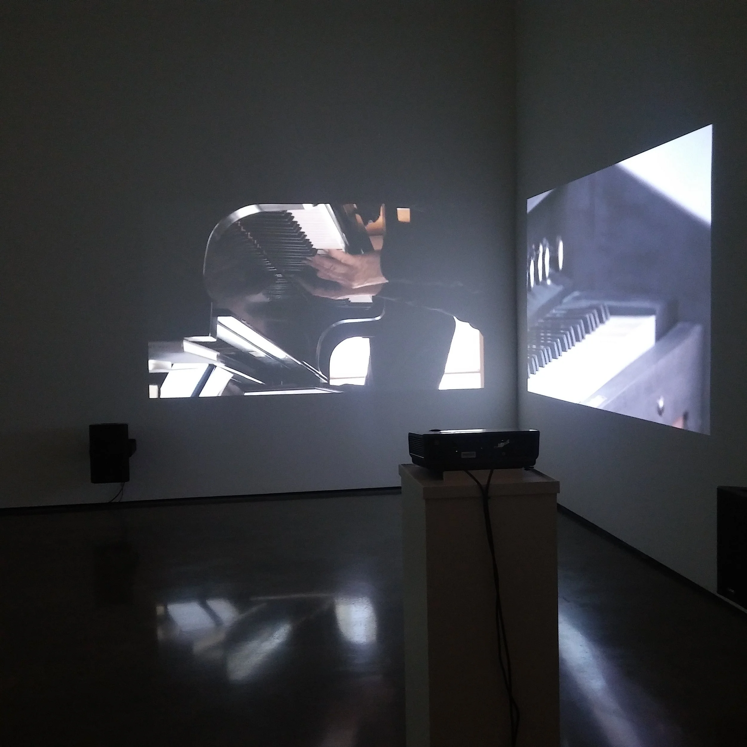 Six Inversions (After Arnold Schoenberg) , installation view from exhibition "Marina Rosenfeld: After Notation," Bard Center for Curatorial Studies, 2017