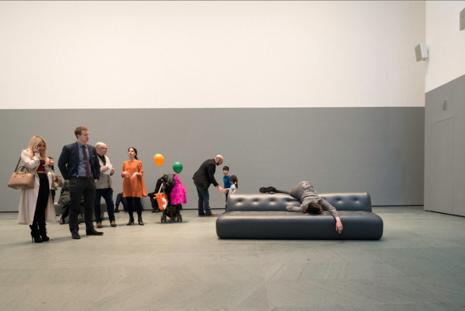 PLASTIC (installation view with loudspeakers), 2016, Museum of Modern Art, New York