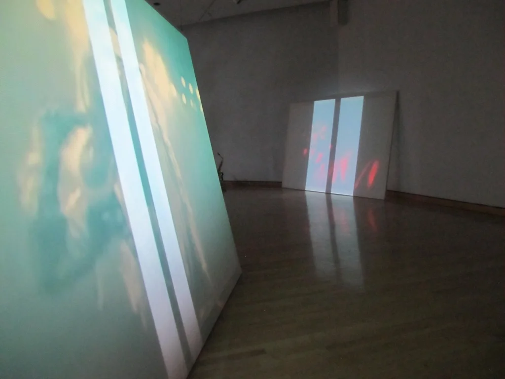 WHITE LINES, 20012, installation view, MidAmerican Center for Contemporary Music, Bowling Green State University, 2012