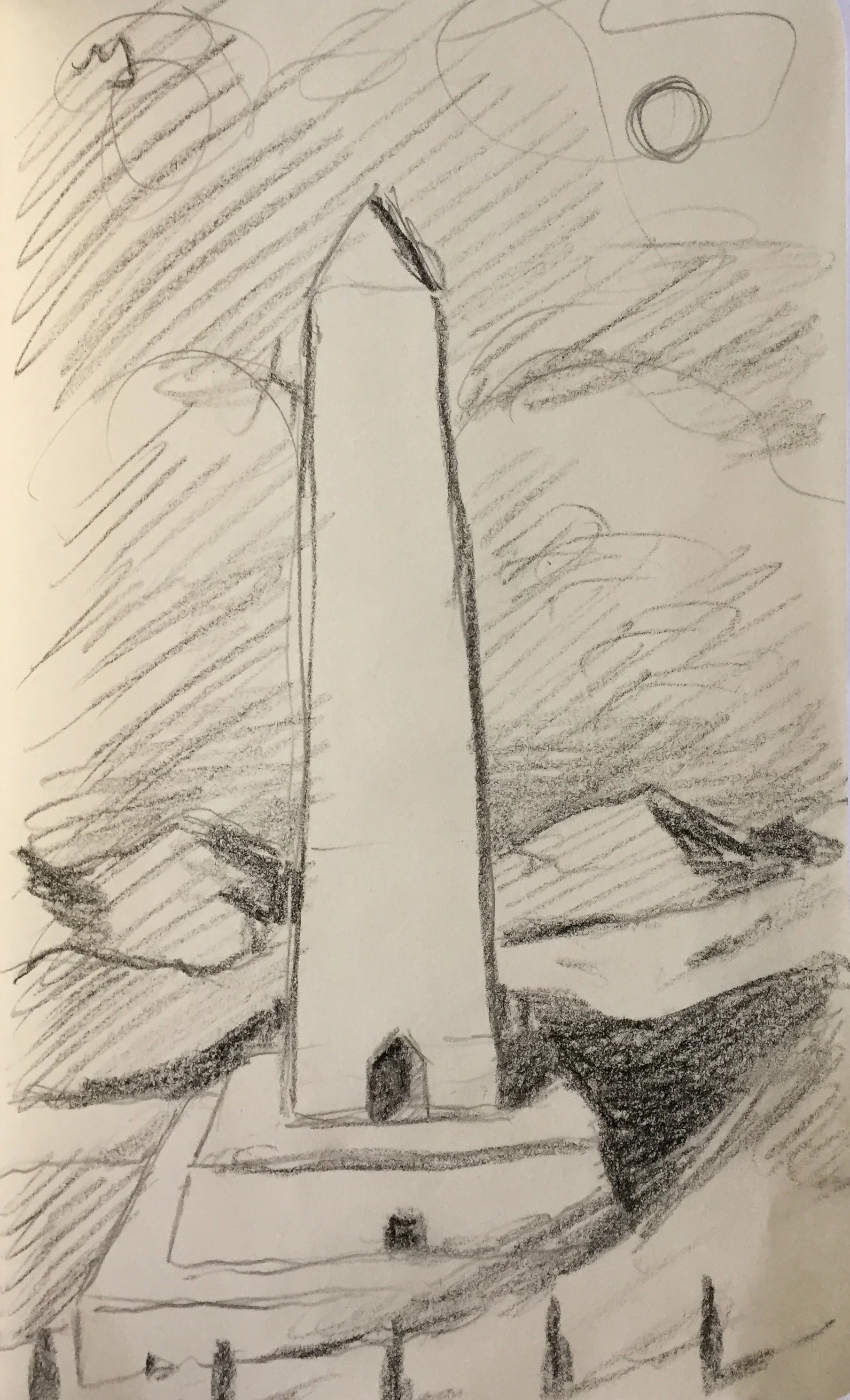   Study for The Philosopher’s Tomb  