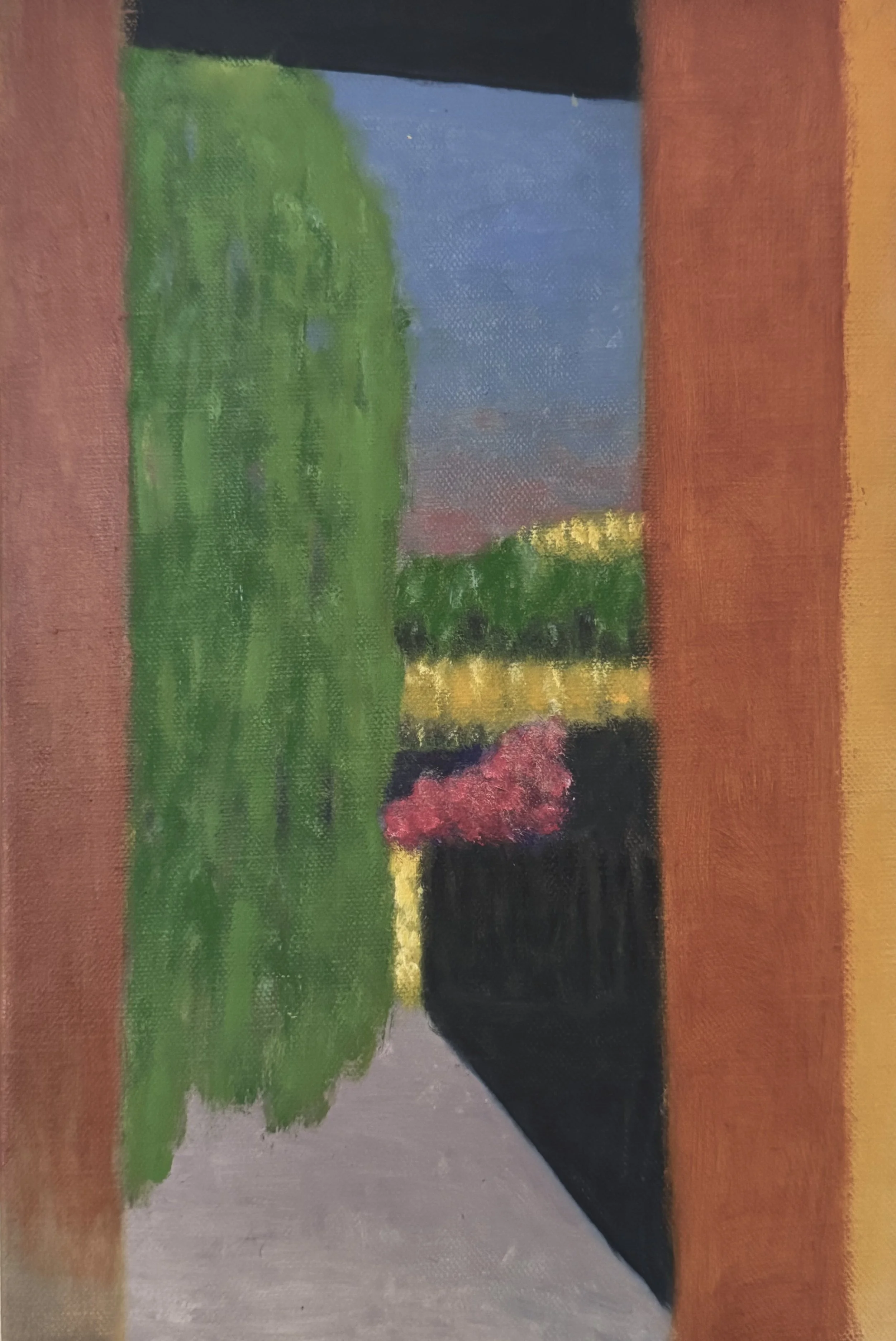   Narrow River Through a Door  