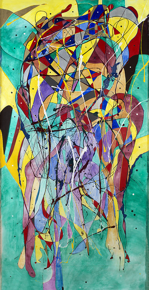 Acrylic & Resin on Heavy Canvas VII