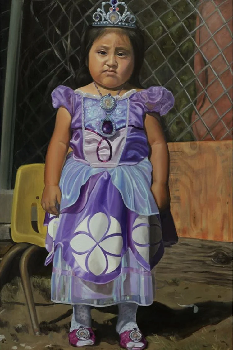 “I am Princess Sofia.” 24” x 36”. Oil on panel.
