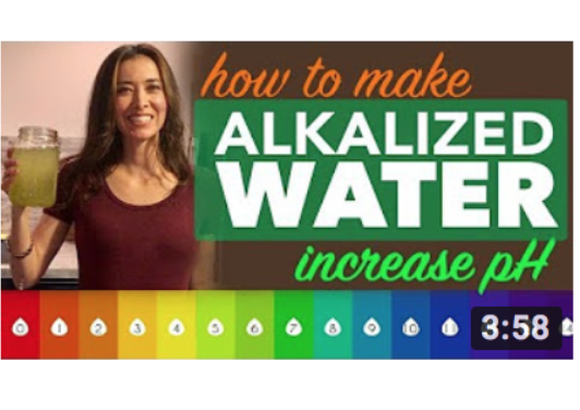 How to alkalize water at home