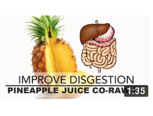 Improve digestion with this Pineapple Co-RAW-da