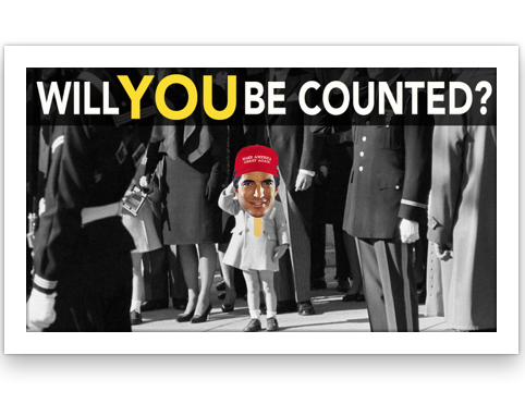 JFK Jr Salutes - Will you be Counted???&nbsp; In 4, 3, 2… JUAN!!!