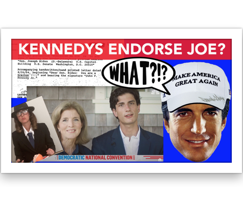 Vincent Fusca watches Kennedys Endorse Joe Biden