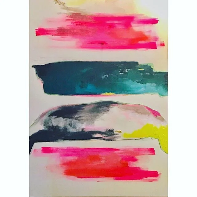 “Chicas en la piscina veraniega”
Dedicated to my beloved roommates π #abstractpainting #painting