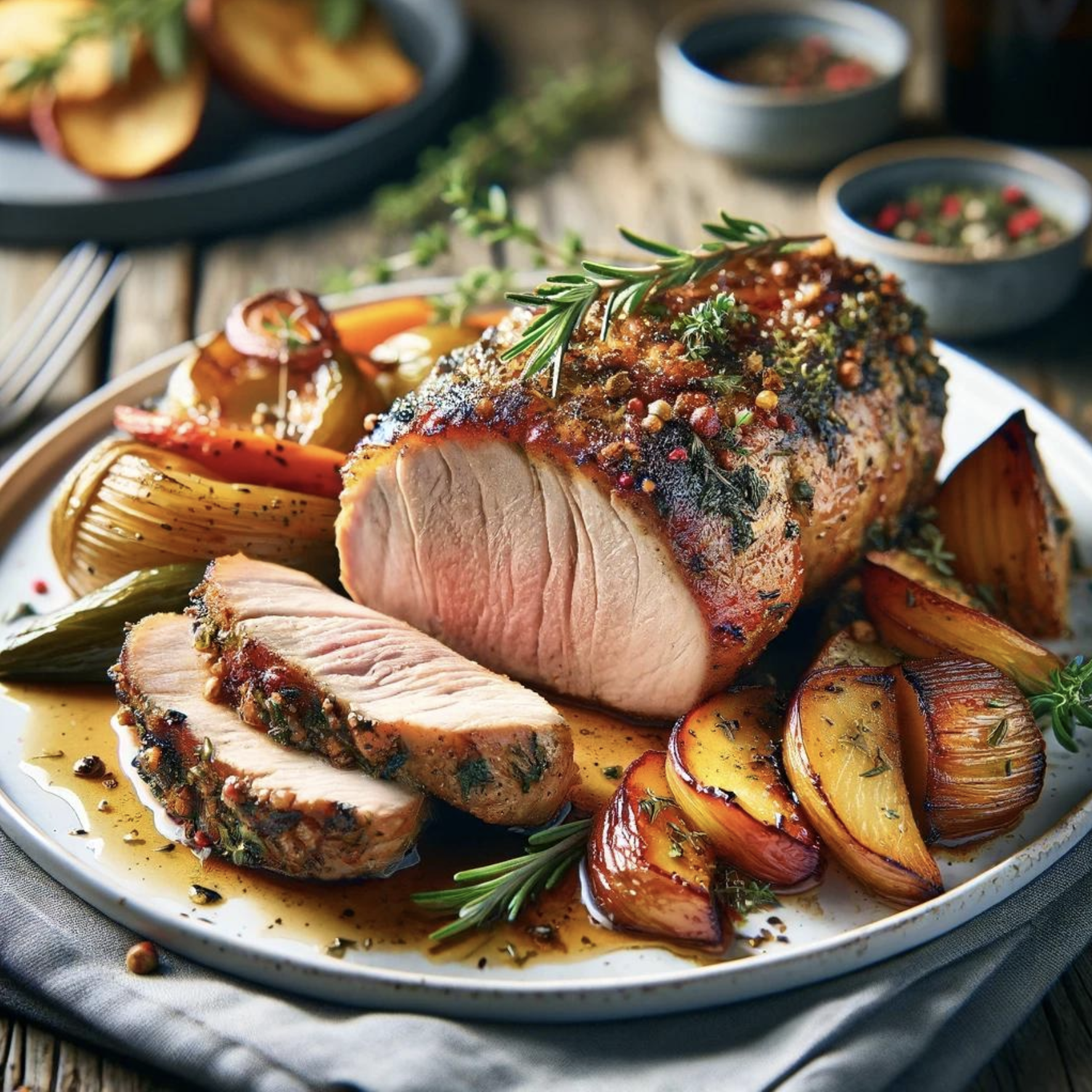 A Taste of Fall: Apple Cider Glazed Pork Tenderloin