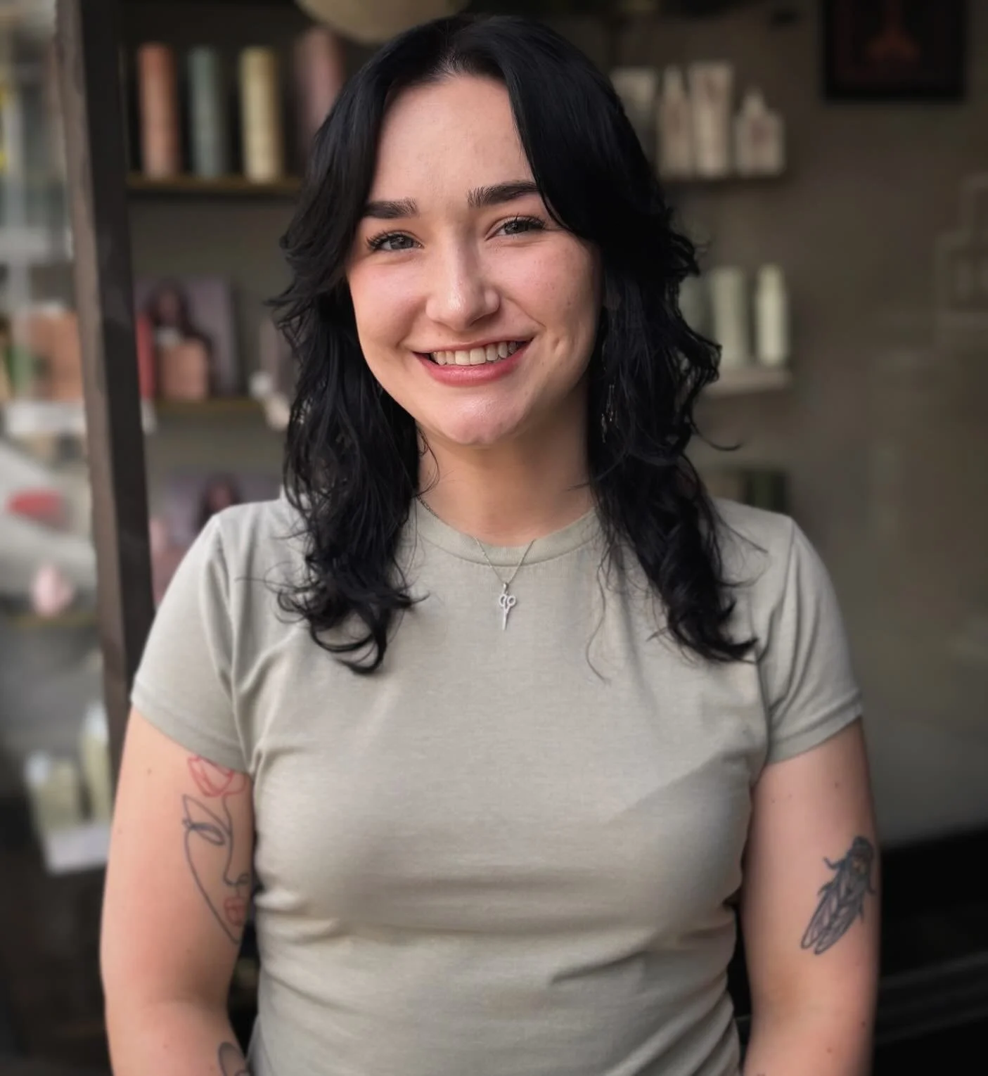Meet Dani! Our new stylist is a cutting specialist and takes color appointments upon request! You guys will love her as much as we do! 💚 @beautybydaniellecox