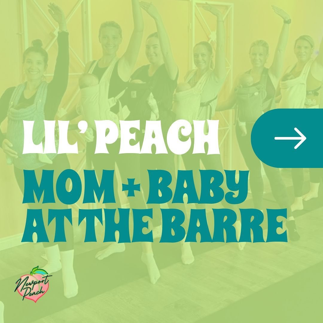 Calling all Peach Moms! 🍑

Strengthen your core, bond with your babe, and break a sweat in our Lil&rsquo; Peach Mom + Baby class!

Don&rsquo;t forget that the schedule changes at end of the month to MONDAYS and WEDNESDAYS! 

Make sure to BOOK YOUR C