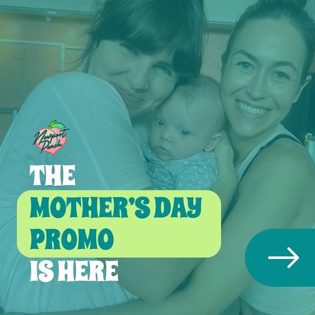 Hey Peach Moms! 🍑

Mother&rsquo;s Day Special is Here! 

Spoil yourself with the gift of energy and fun!

From May 1 to May 12, YOU HAVE TWO GIFT OPTIONS! 

1️⃣ 10-Pack of Classes Gift Certificate 
Purchase a Gift Certificate for a 10-Pack of Classe
