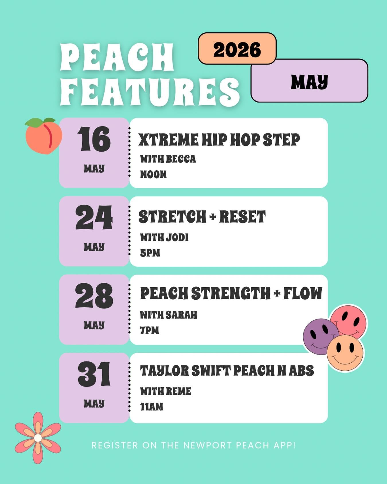 🍑 May Peach Features are here!! Which one are you the most excited about?! 😊