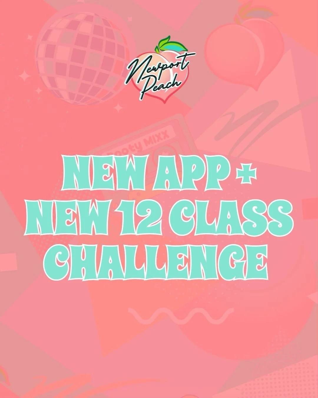 NEW APP + NEW CHALLENGE! 🍑 Download the NEW Newport Peach app and join our 12 class June challenge to win a FREE Newport Peach trucker hat! You must sign up through the app! 📲
Still need to download the app? Check your email for a password reset we