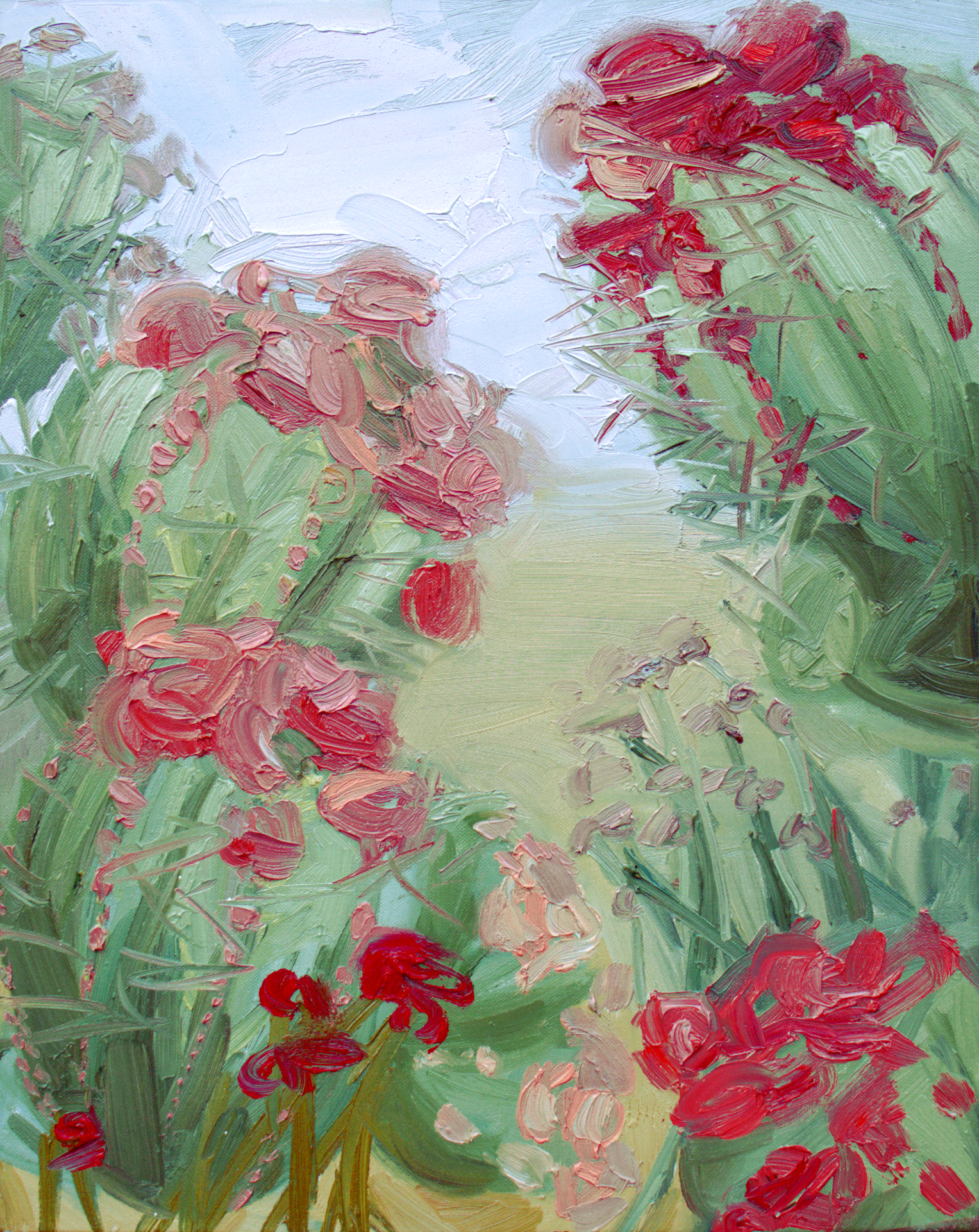 © Garden I, 16x20 inches, oil on canvas. - sold