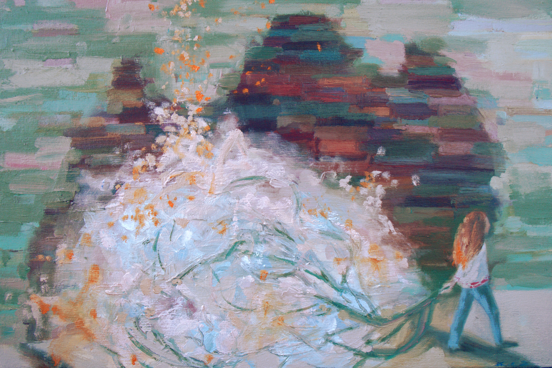 © Hallowed, 12x18 inches, oil on canvas.