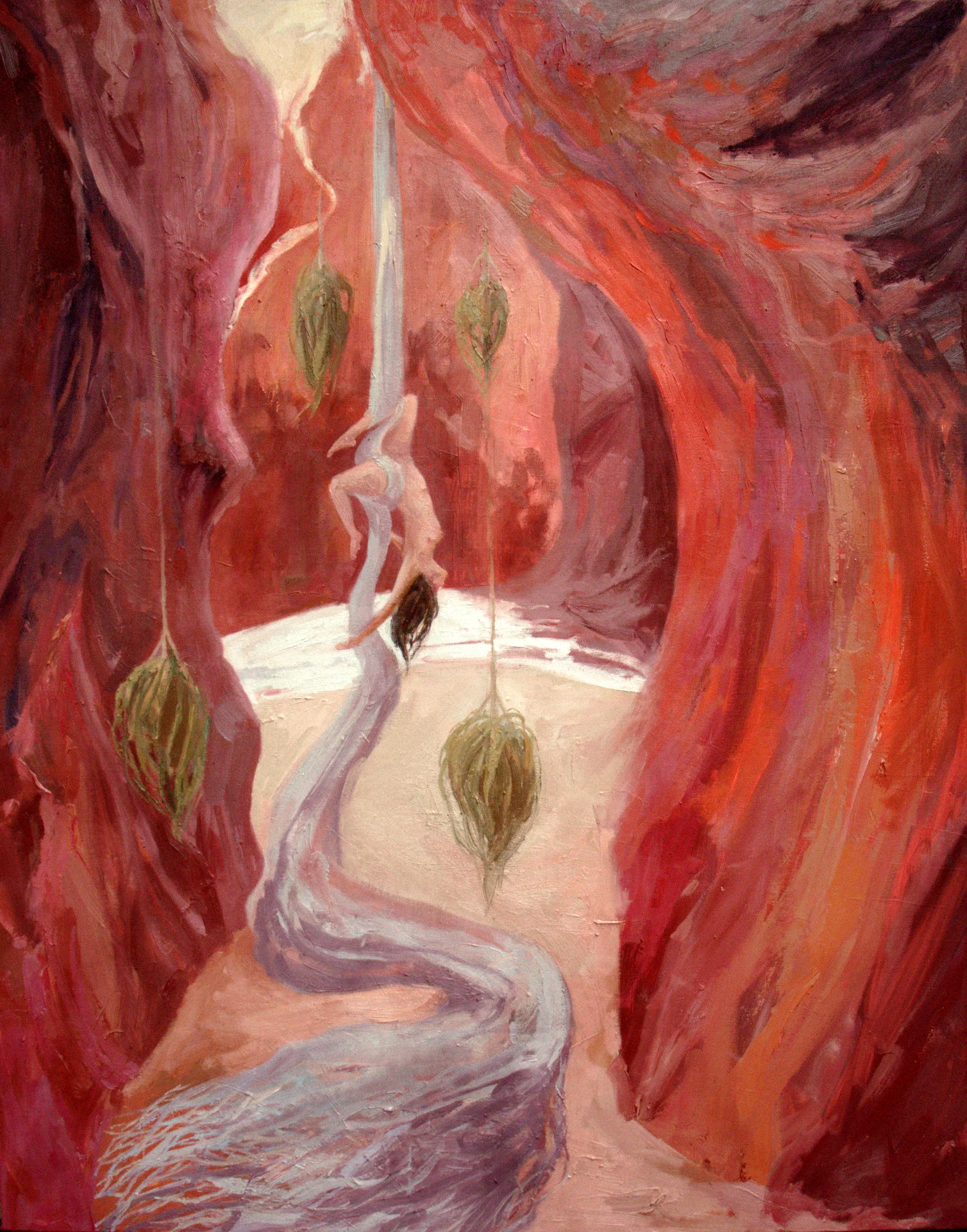  © Unknot, 40x50 inches, oil on canvas. -sold 