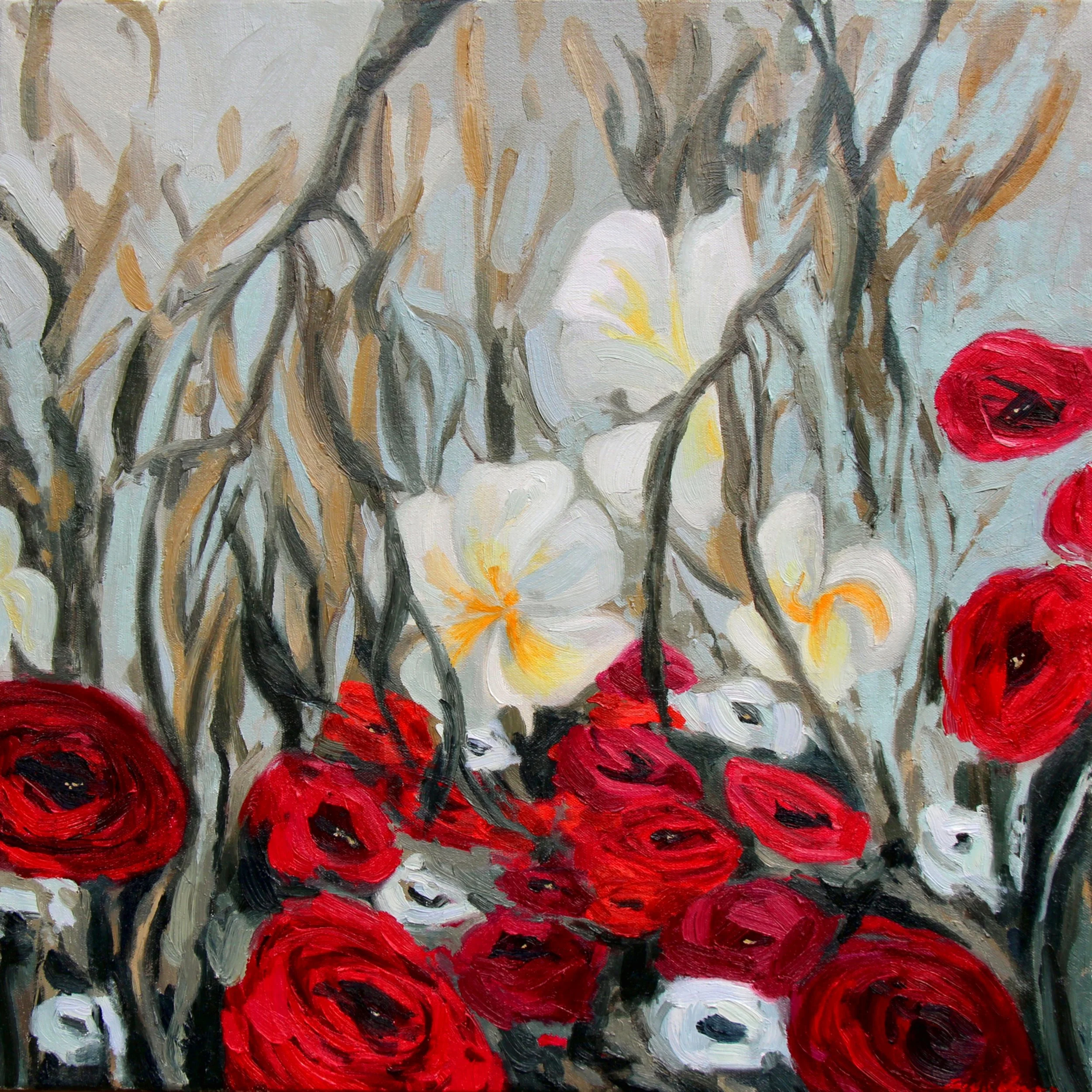  © Offering I, 20x20 inches, oil on canvas - sold 