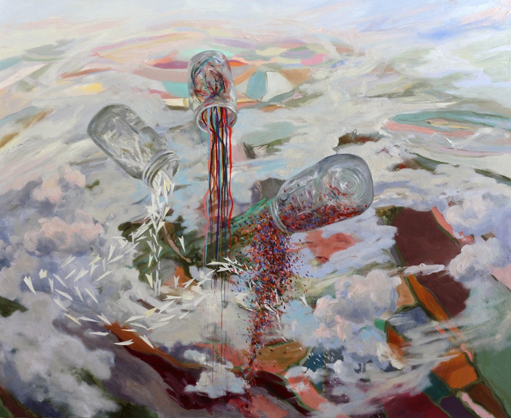 © Void, 44x54 inches, oil on canvas - sold