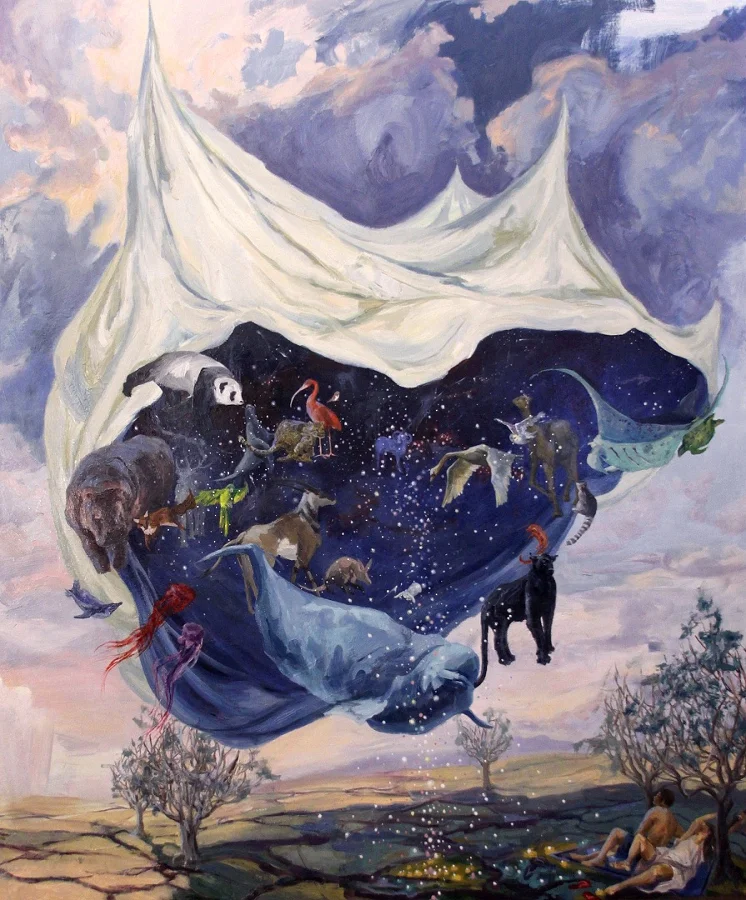 © Grotto, 50x60 inches, oil on canvas - sold