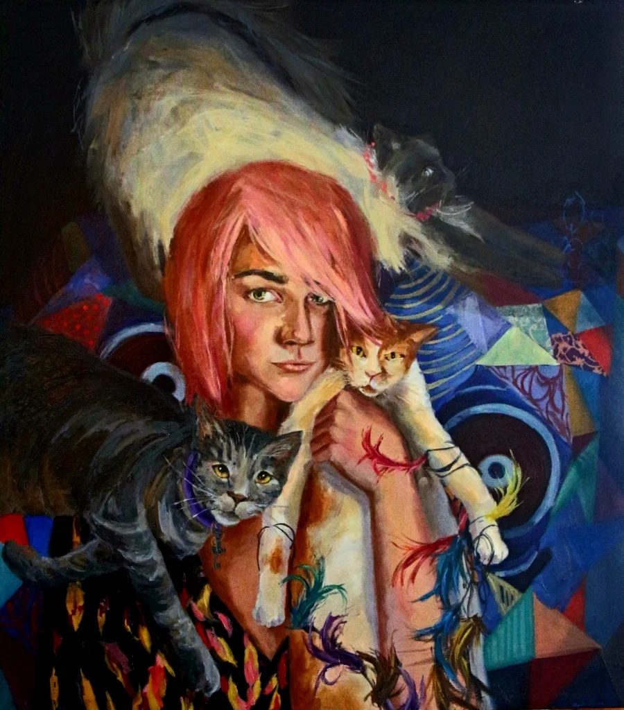 © Seam, 27x30.5 inches, oil on canvas