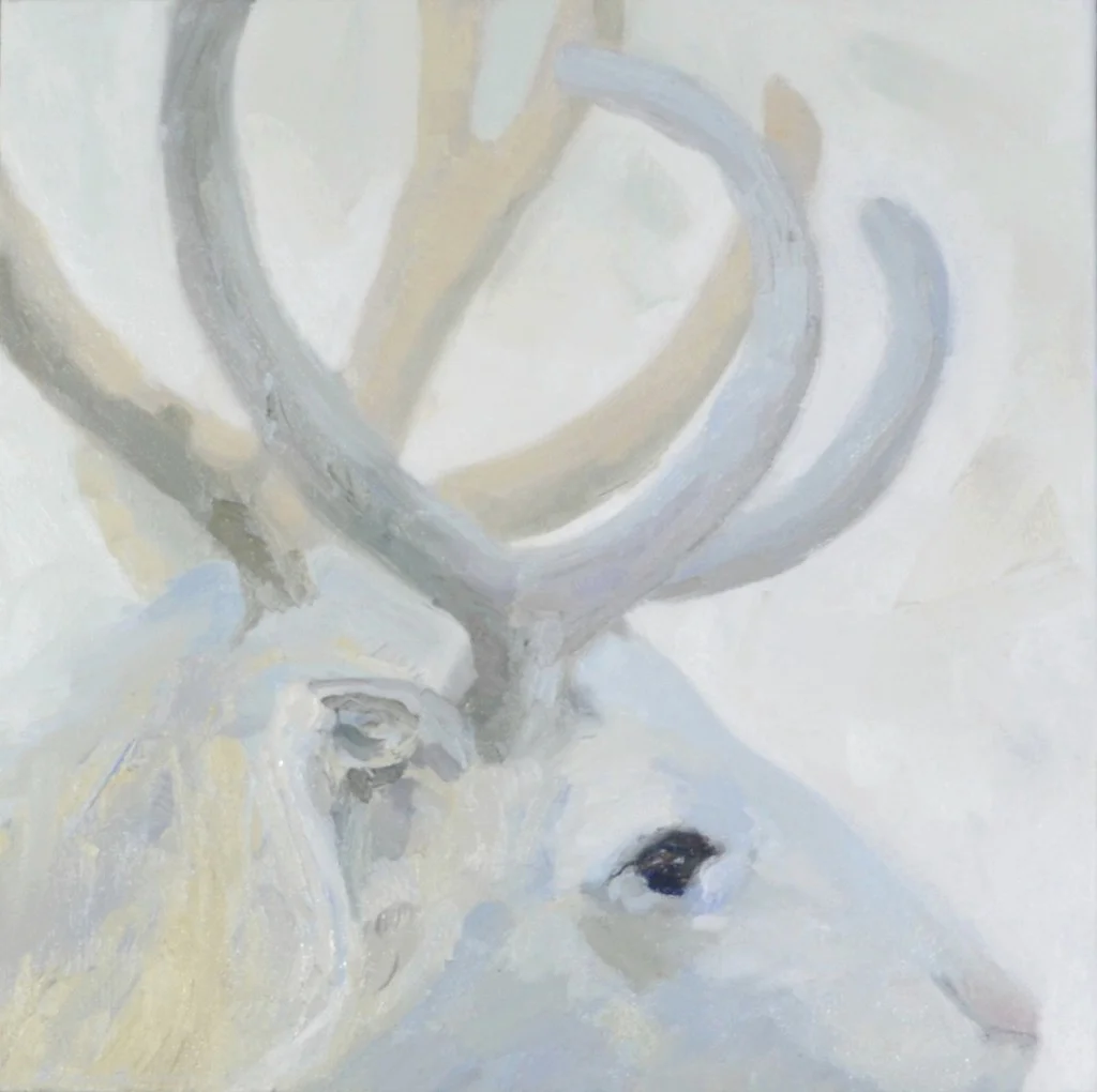 © White on White Study, 12x12 inches, oil on canvas - sold